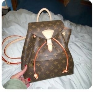 Daisy Rose Monogram Backpack